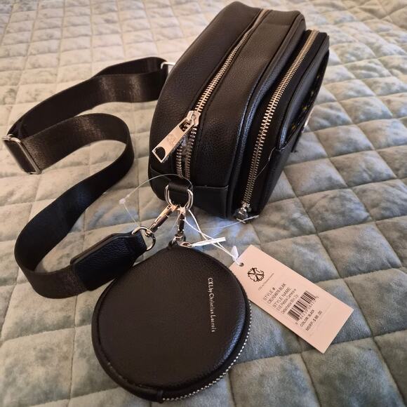 CXL by Christian Lacroix Black Eve Pebble Camera Bag NWT - Picture 4 of 7